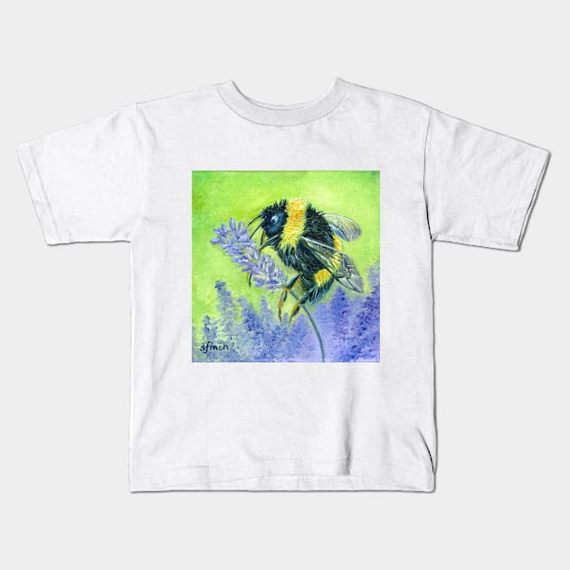 Spirit of Bee Kids T-Shirt by sonia finch